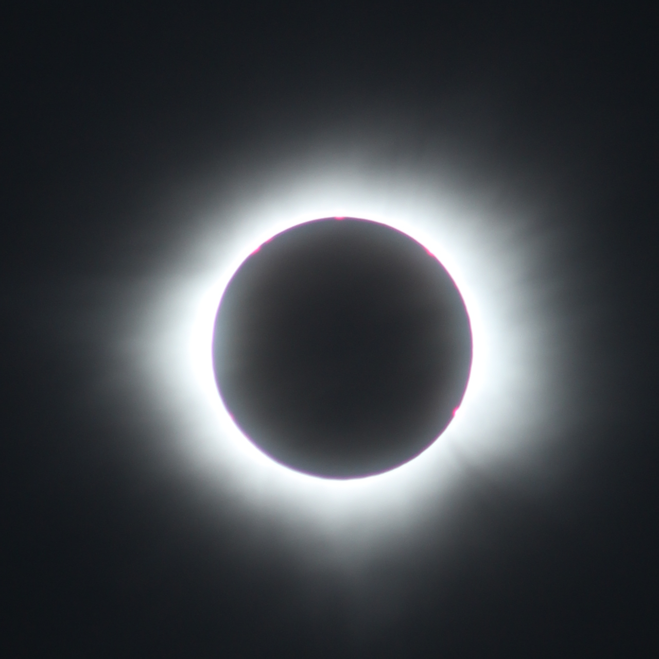 Longer exposure to show the chromosphere