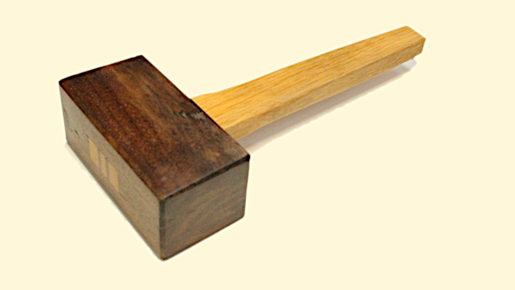 Walnut mallet