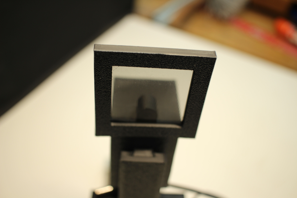 Close up of Ronchi grating