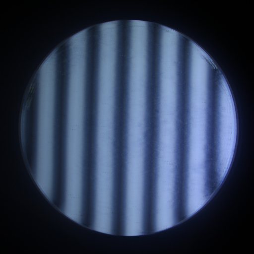 Ronchigram of 6" f/5, very nearly spherical