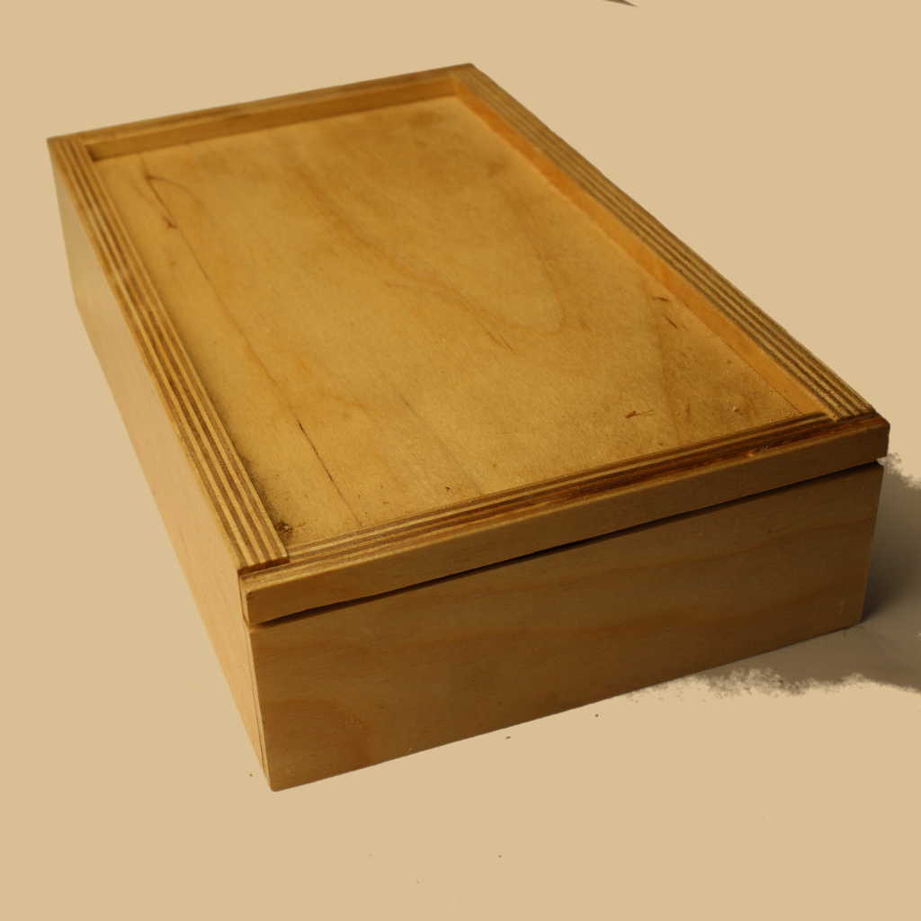 Exterior view of chisel box