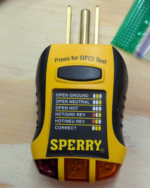 Sperry Outlet Tester