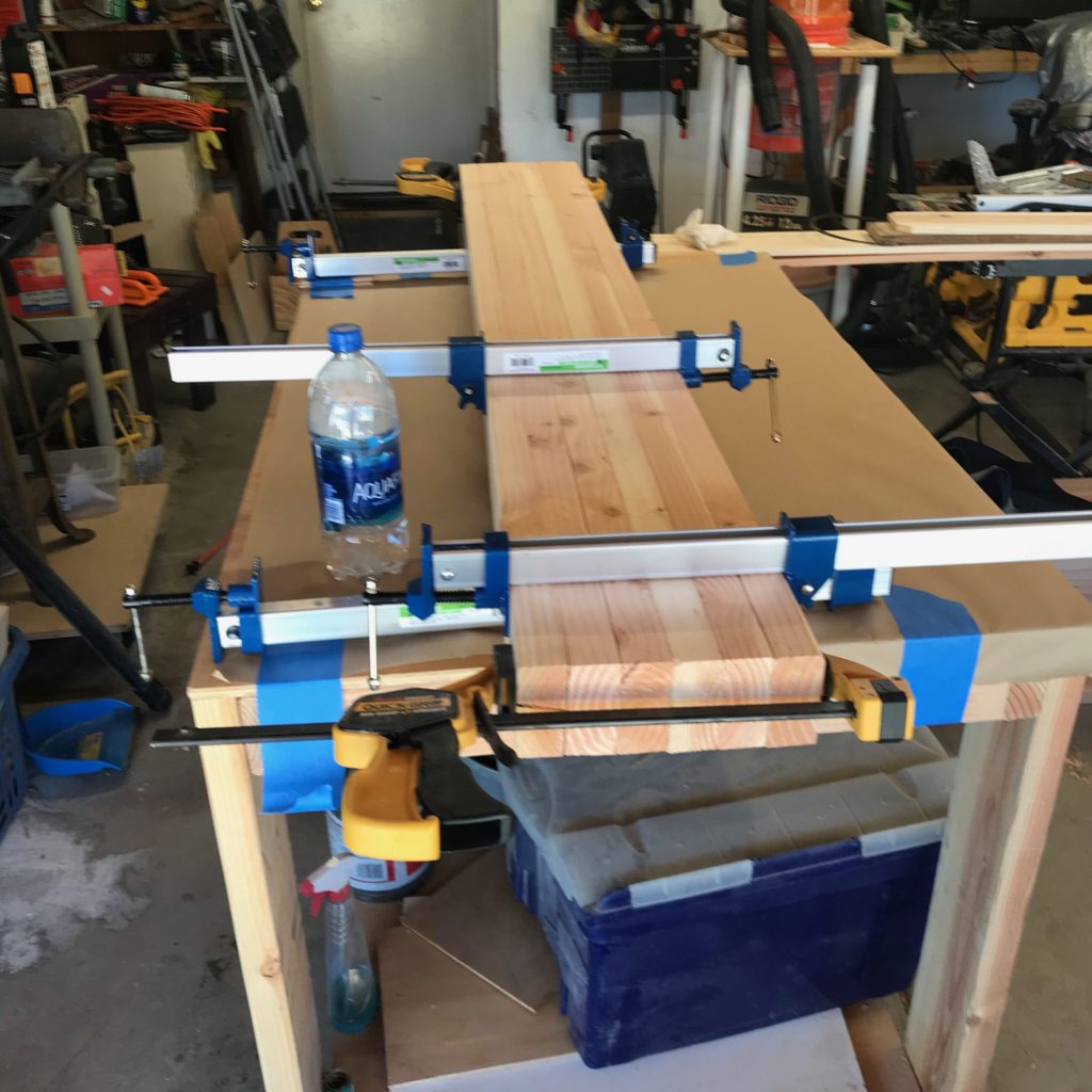 My first glue up