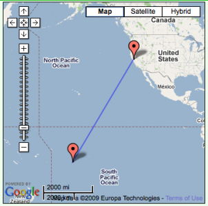 E51EME in Raratonga, the Cook Islands