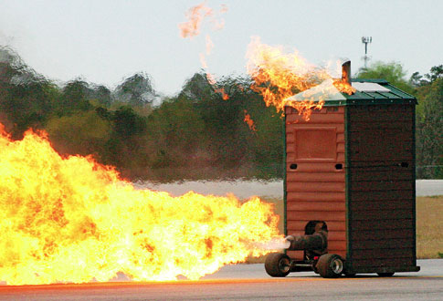 Jet Powered Outhouse!