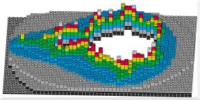Lego Mandelbrot Set