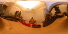 Cylindrical Projection of My Office