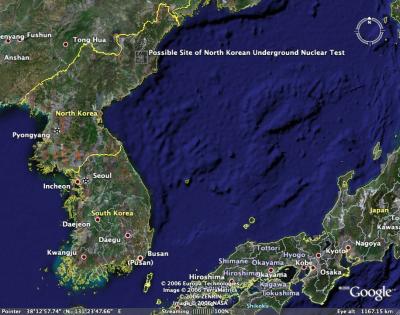 Site of potential North Korean nuclear test