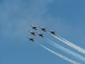 Thunderbirds at the Travis Air Expo, 2008