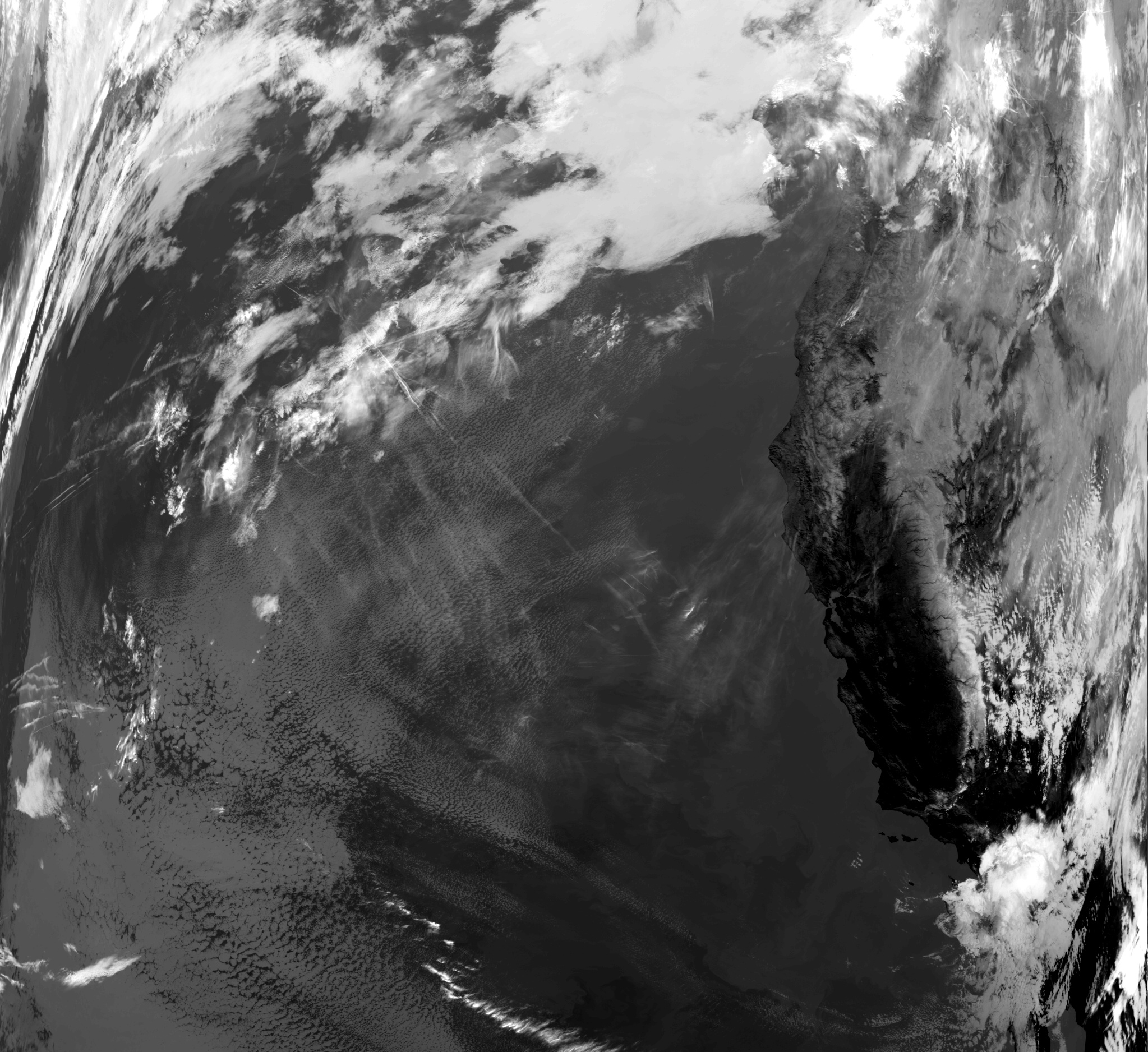 View of earth, from NOAA 18