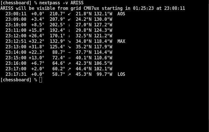 Screendump of “nextpass”…