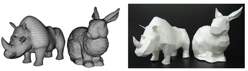 Paper Models from Jun Mitani