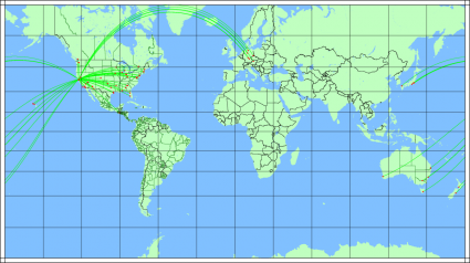 Stations I've heard using WSPR