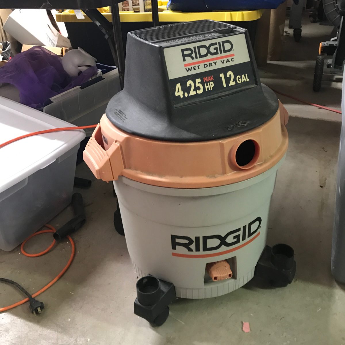 Fixed Switch On Old Rigid Shop Vacuum Brainwagon